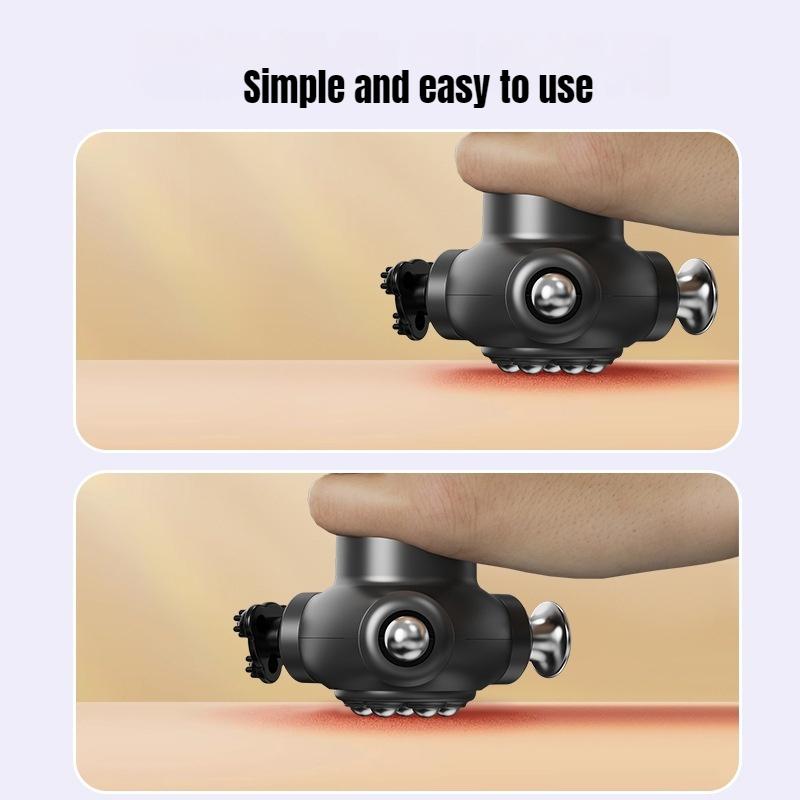 Multifunctional Magnetic Bead Abdominal Massage Three-dimensional Deep high-frequency Vibration Massage Gun Fascia Gun