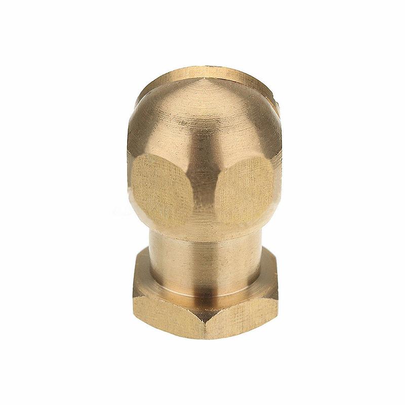1/4" Npt Golden Tyre Inflator Valve Connector Air Chuck Ball Tire Clip Lock-On