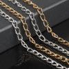 5 mètres/rouleau Couleur Or Argent Chaîne en Aluminium Chaîne Métallique Maillons de Chaîne Pour Fabrication de Bijoux Bracelets DIY Collier Apprêt de Bijoux
