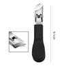 Slanted Nail Clippers Wide Jaw Opening Anti-Splash Nail Clipper Stainless Steel Toenail Cutter Diagonal Pliers Manicure Tools