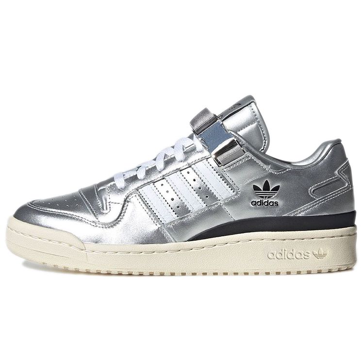 

atmos x adidas Forum Low Silver Metallic Унисекс Кроссовки Облачно-белый Основной черный GV9224 35⅔