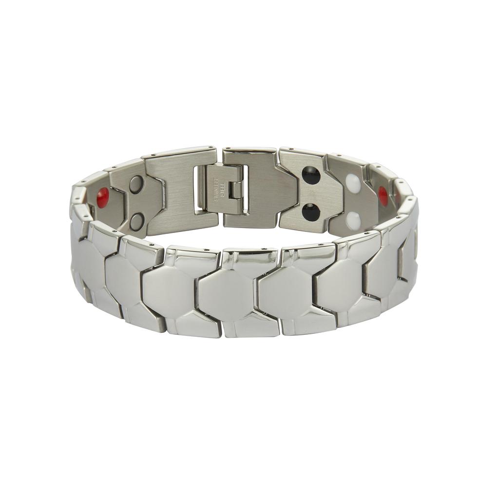 Bio Energy Medical Stainless Steel Bracelet Magnetic Couple Health Fashion Bio Therapy Jewelry for Sale