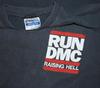 1987 RUN DMC vintage originál Vzácné! Tričko s motivem hip-hopového rapového koncertu 80. let Raising Hell (S/M) Malé Střední 80. léta vtg tričko DÁREK