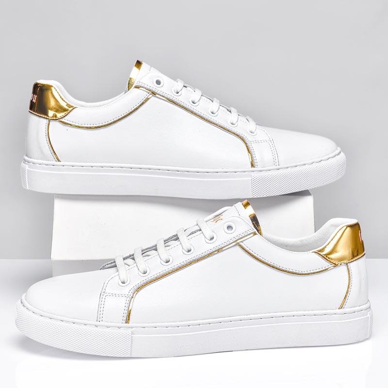 Genuine Leather Men Casual Shoes Fashion Soft Sports Shoes New Arrival Mens Sneakers Lace Up Male Walking Flats Skateboard Shoes