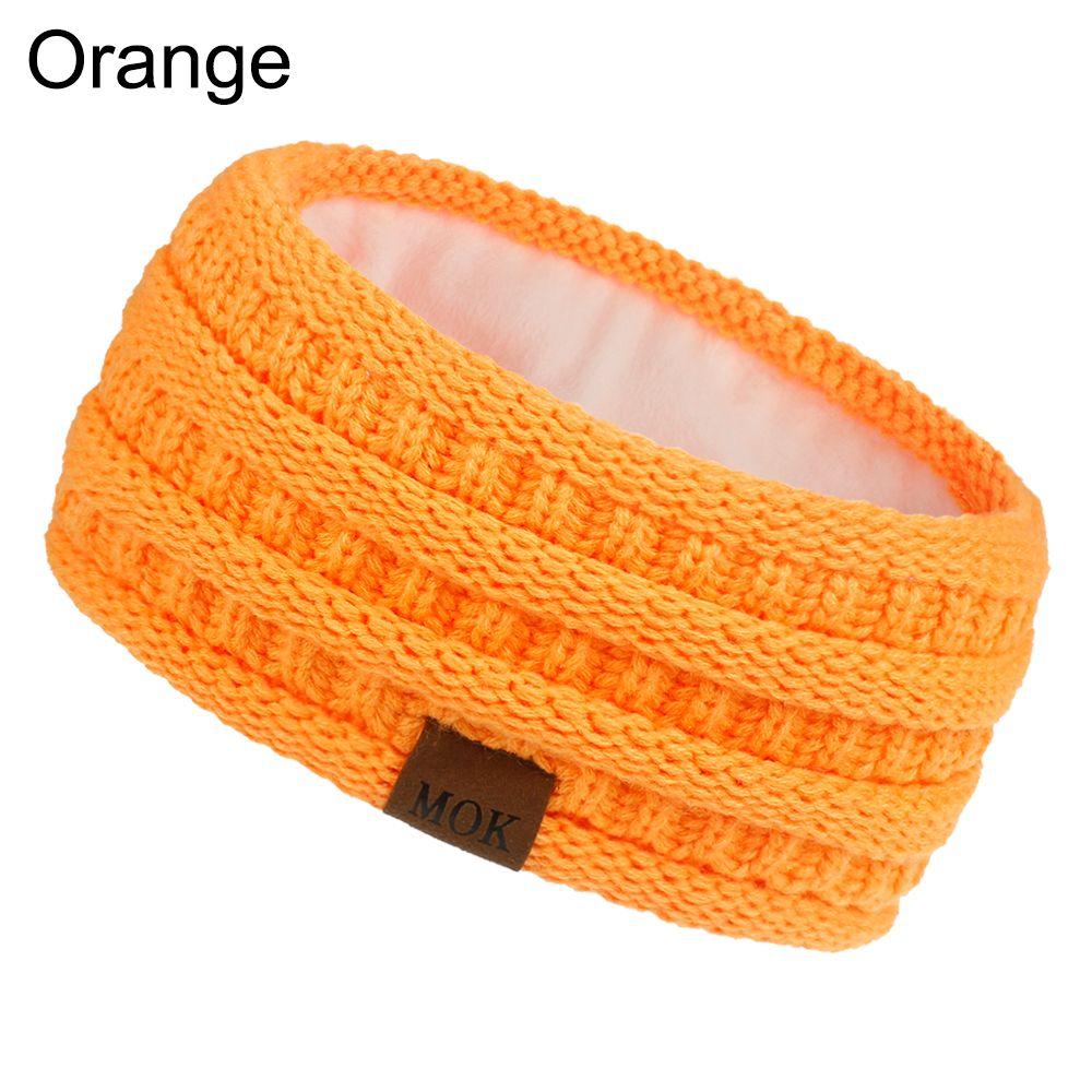 Warme Stretch Haaraccessoires Stirnband Gestrickt Haarband Ohrwärmer Stirnbänder für Frauen Fleecegefüttert