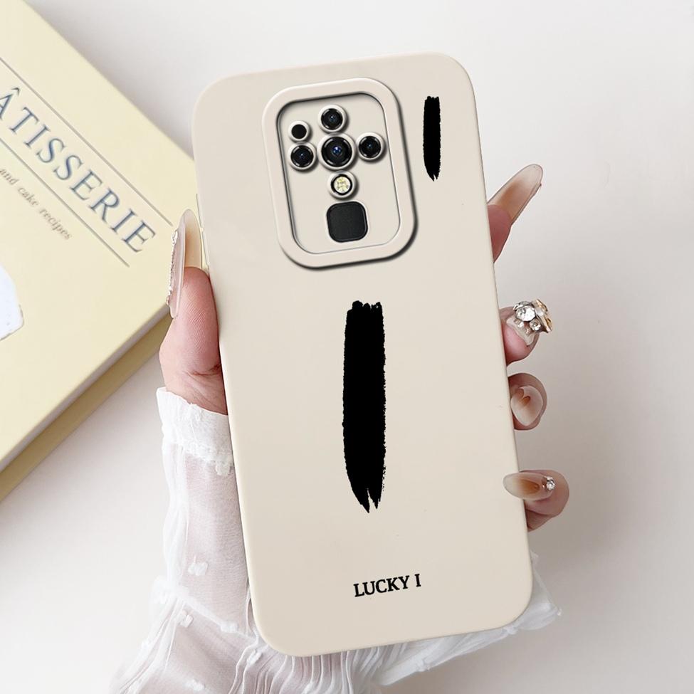 For Tecno Camon 16 16Pro CE7 CE7j CE9h Cover For Tecno Camon 16 Pro Case Simple Fashion Letters Pattern Design Silicone Bumper