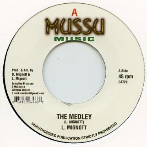 

7inch Record SUGAR MINOTT - Medley CAT20 Amussu Music 2016 UK Reggae, Ska & Dub