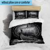 Viking Ship At Sea 3pcs Bedding,Including 1pc Duvet Cover And 2pcs Pillowcases Perfect for Christmas,Ideal for Bedroom, Dormitory