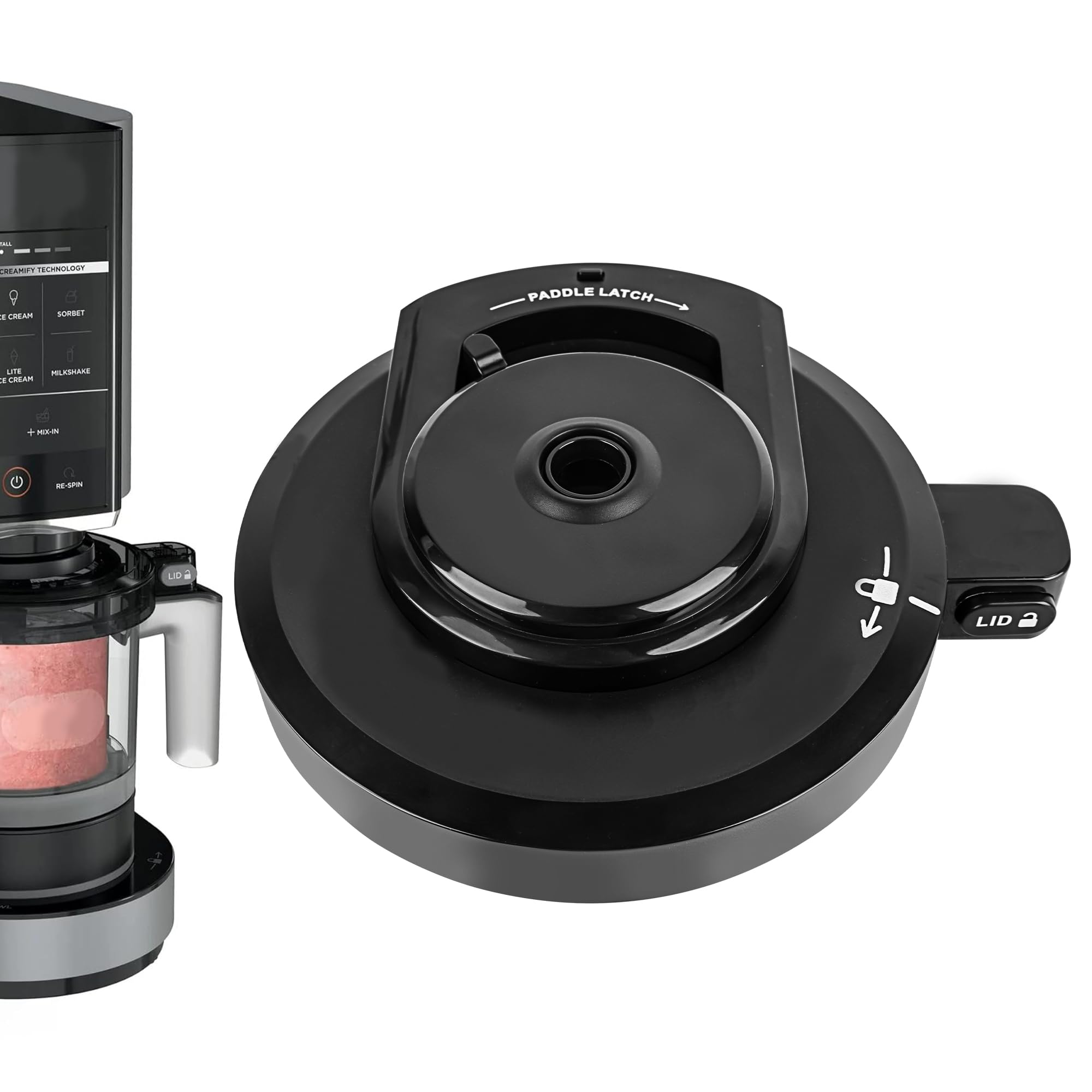 

Linkidea Blender Lid Cream Mixer Parts Accessory for Ninja Replacement Part for Models and NC101 Replacement, Mixers, NC299AMZ, NC301, NC300, NC201,