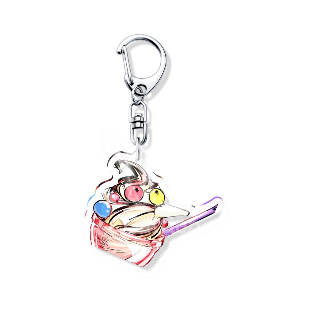 Deltarune Tenna Kris Lovely Acrylic Keychain Game Related Products Key Chain Jewelry Friends Gift Bag Charms Souvenir Pendant