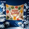 Gifts Polyester Fabric Birthday Party Backdrop, Polyester Banner for Wall Decor & Photo Booth