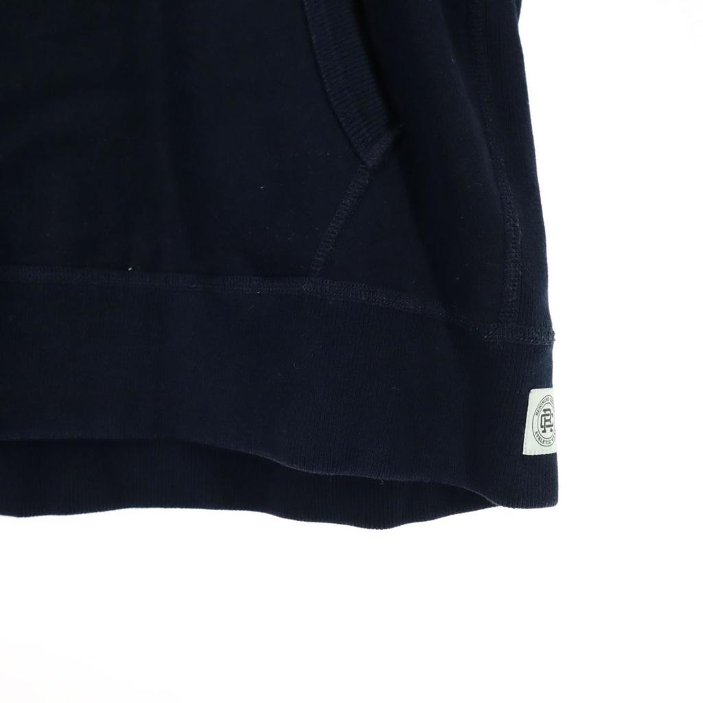 REIGNING CHAMP Made in Canada Einfarbige Langarm-Sweatshirts S Marineblau Herren Gebraucht