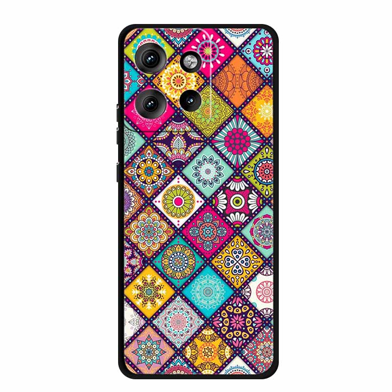Pro pouzdro Moto Edge 50 Neo Luxusní měkké silikonové TPU pouzdra na telefon pro Motorola Edge 50 Neo Moto S50 5G Nárazuvzdorné kryty ve tvaru srdce Fundas