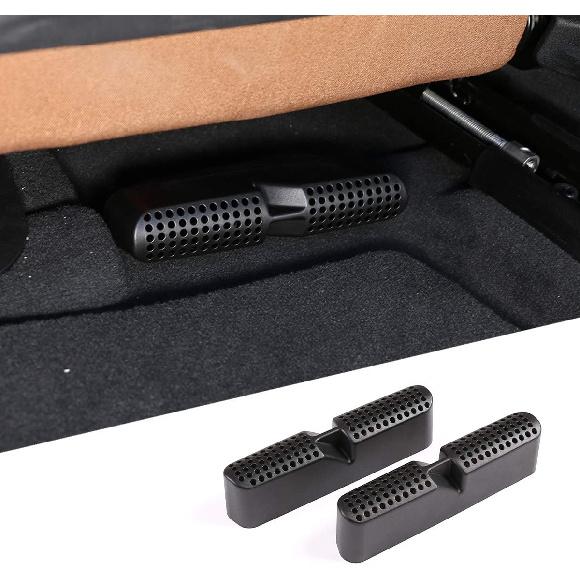 2pcs ABS Car Under Seat Air Outlet Vent Protect Cover Trim Accessories for BMW X5 G05 X6 G06 X7 G07 2019 2020 2021 2022 2023 2024