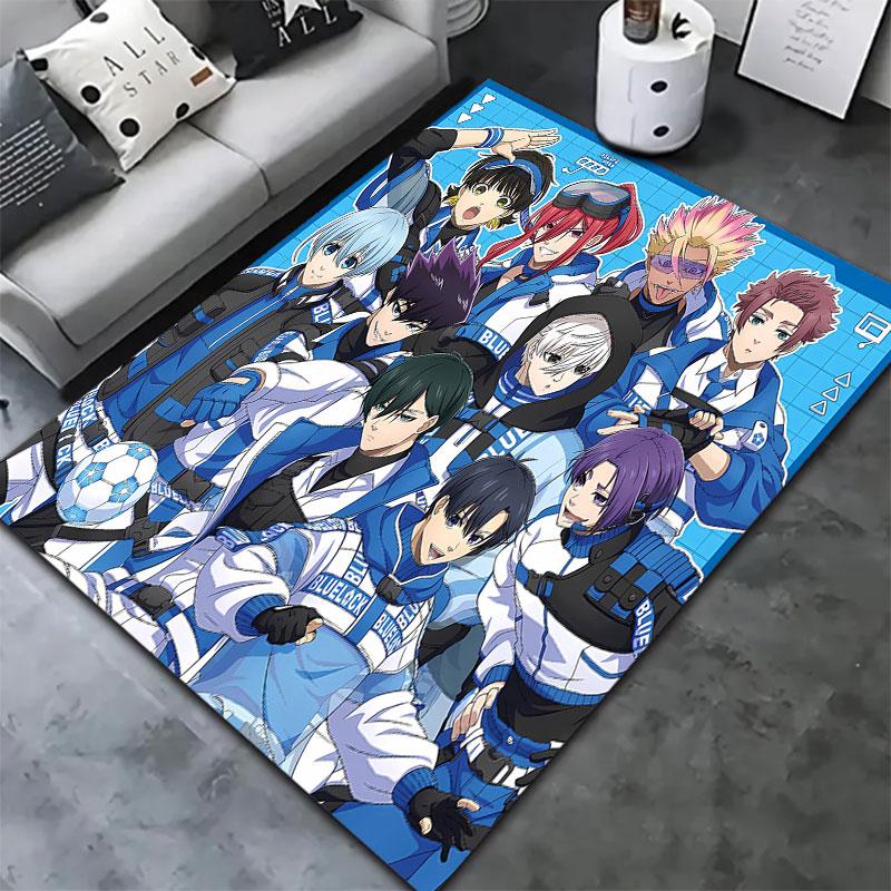 BLUE LOCK Carpet Rug for Living Room Bedroom Home Sofa Decoration,Kids play Non-slip Floor Mat