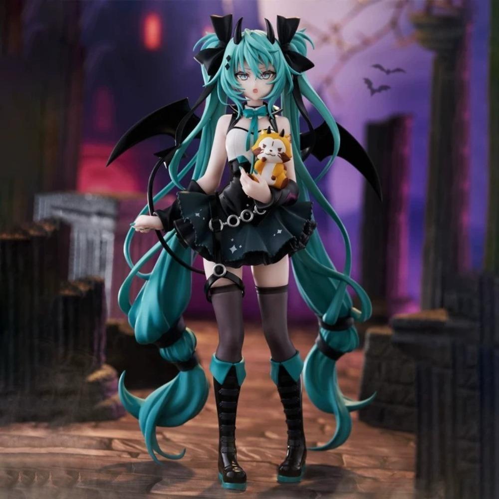 Anime Hatsune Miku 19CM Mały Diabełek Szop Figurka Akcji Model Zabawki PVC Kolekcja Akcesoria na Biurko Prezent Uroczy Model Akcji