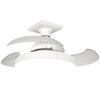 Silent E27 Screw Base Ceiling Fan Light with Invisible Blades and Pure Copper Motor