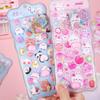 3D Relief Stickers Self-Adhesive Mini Animal Bubble Decals Fluffy And Soft Bear And Rabbits Stickers For Notebook Scrapbooking