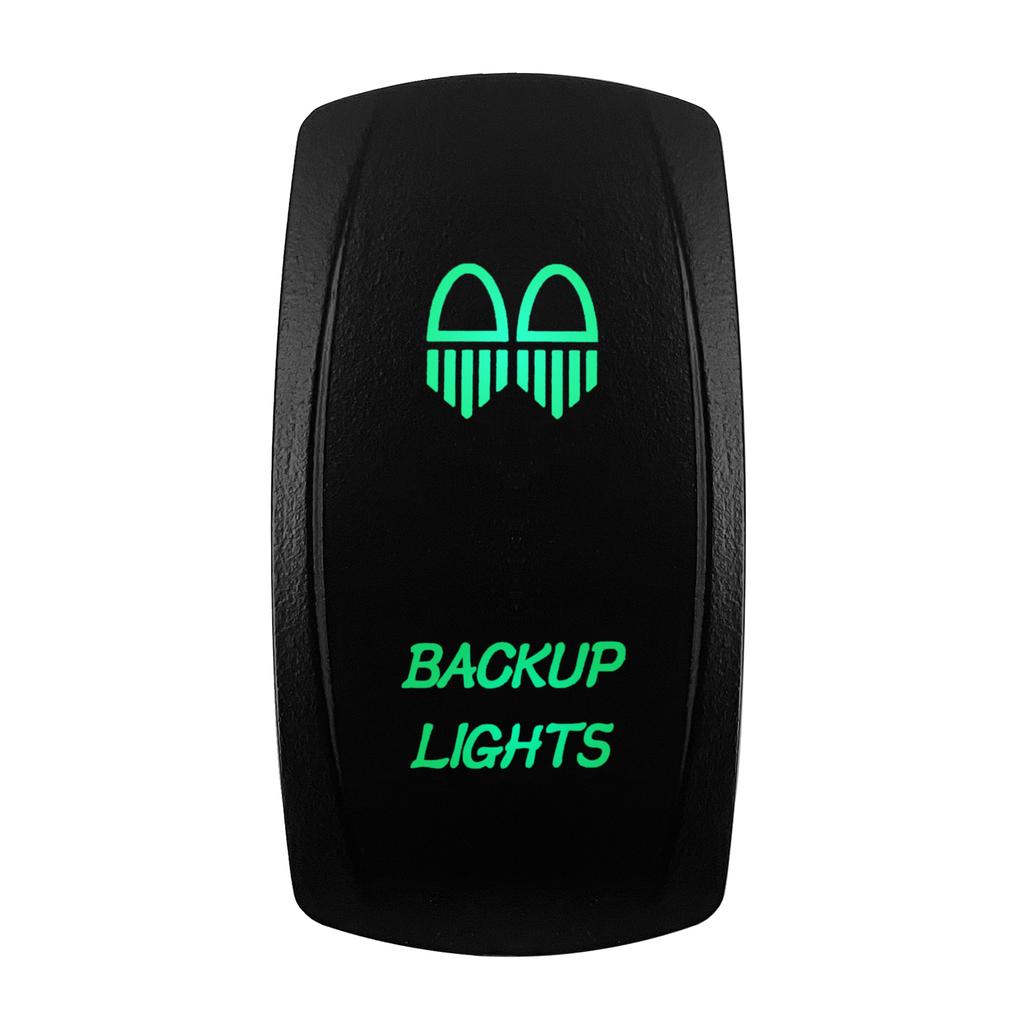 Boat Car Rocker Switch 12V/24V Waterproof Green Led SPST DPDT 20A for ARB/CARLING/NARVA/4x4 Pickup Truck JCB Machine Relays 5
