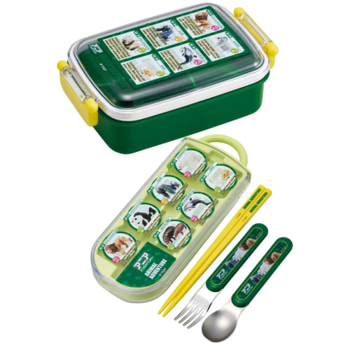 Skater Ania 23 Trio Set of Chopsticks, Spoon, and Fork for Children, Antibacterial, Made In Japan, TACC2AG-A