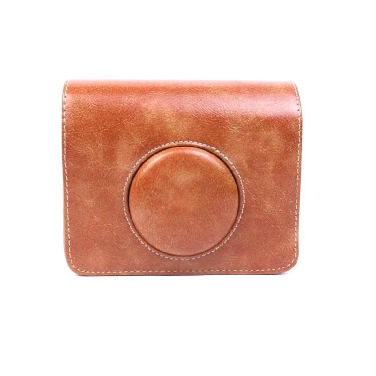 PU Leather Camera Case for Mini EVO Instant Camera with Adjustable Strap