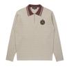 MALBON GOLF Classic Cable Half-Zip Sweater Greyish Beige (Man)