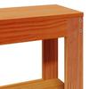 Solid Wood Bed Without Mattress Wax Brown 135 X 190 Cm Pine Wood