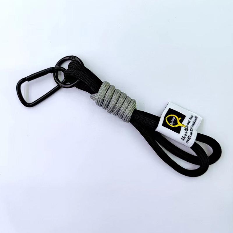 Colorful Wrist Strap Keychain Creative Braided Lanyard Keyring For Women Anti-Lost Phone Charm Bag Pendant Accessories