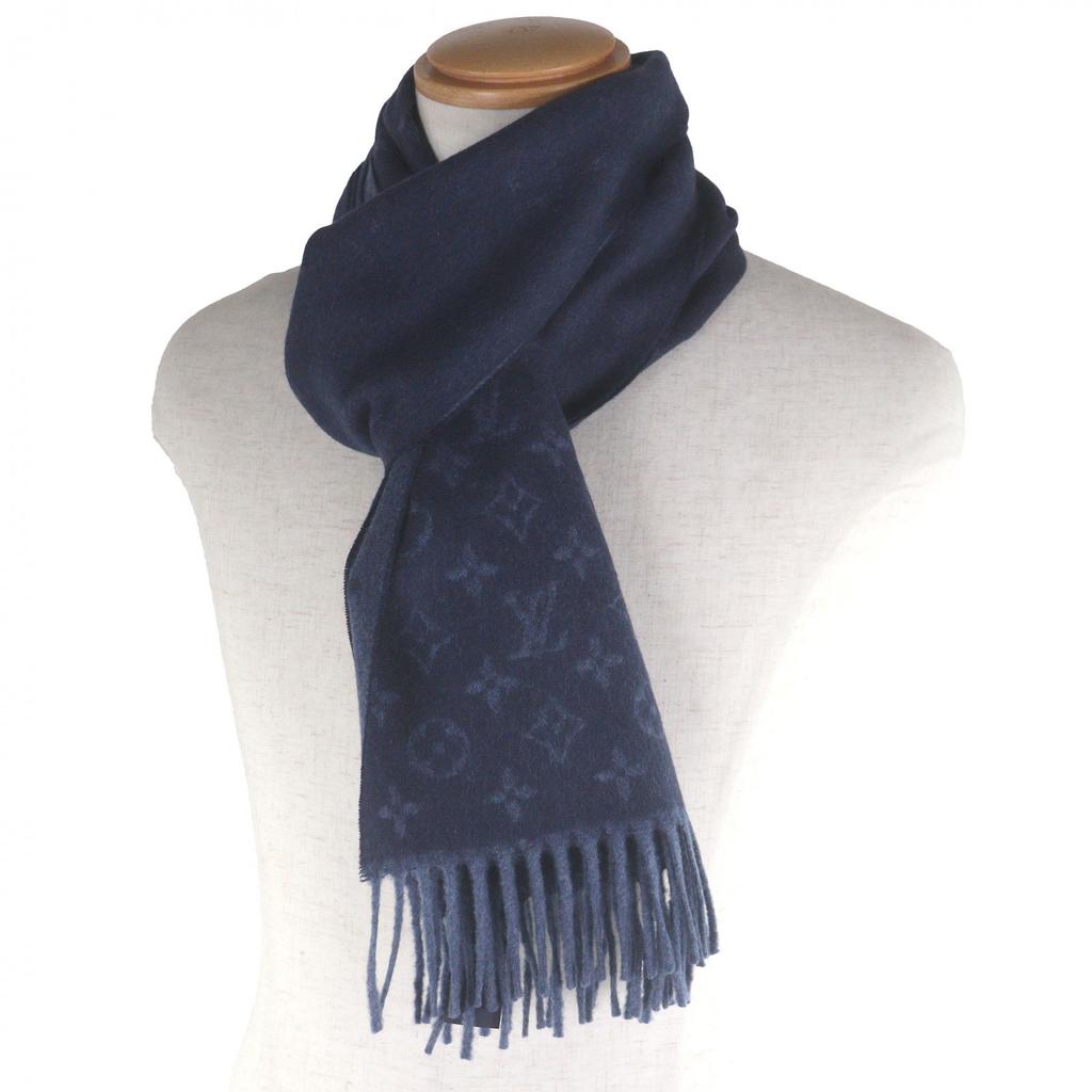 Excellent LOUIS VUITTON Scarf Monogram Gradient Scarf Used