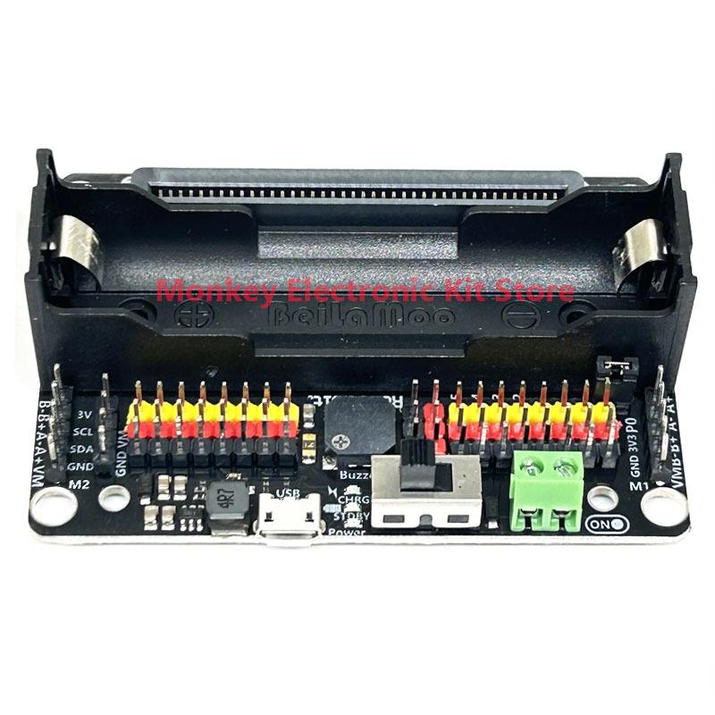 Micro:bit Expansion Board Elementary and Middle School Starter Robotbit V2.0 Python Programming 18650 Li-ion Industrial Battery