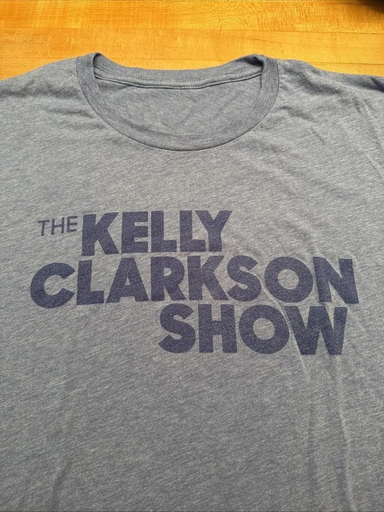 Серая футболка унисекс с коротким рукавом The Kelly Clarkson Show, полный размер, BT1793 L