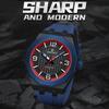 Luxury Men's Business Watch Waterproof Sports Quartz Clock Silicone Strap Men Wristwatches