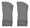 POLO RALPH LAUREN Herren 5-Zehen Kurze Golfsocken, Baumwollmischung, mit Stickdesign, Grau, 2er-Set