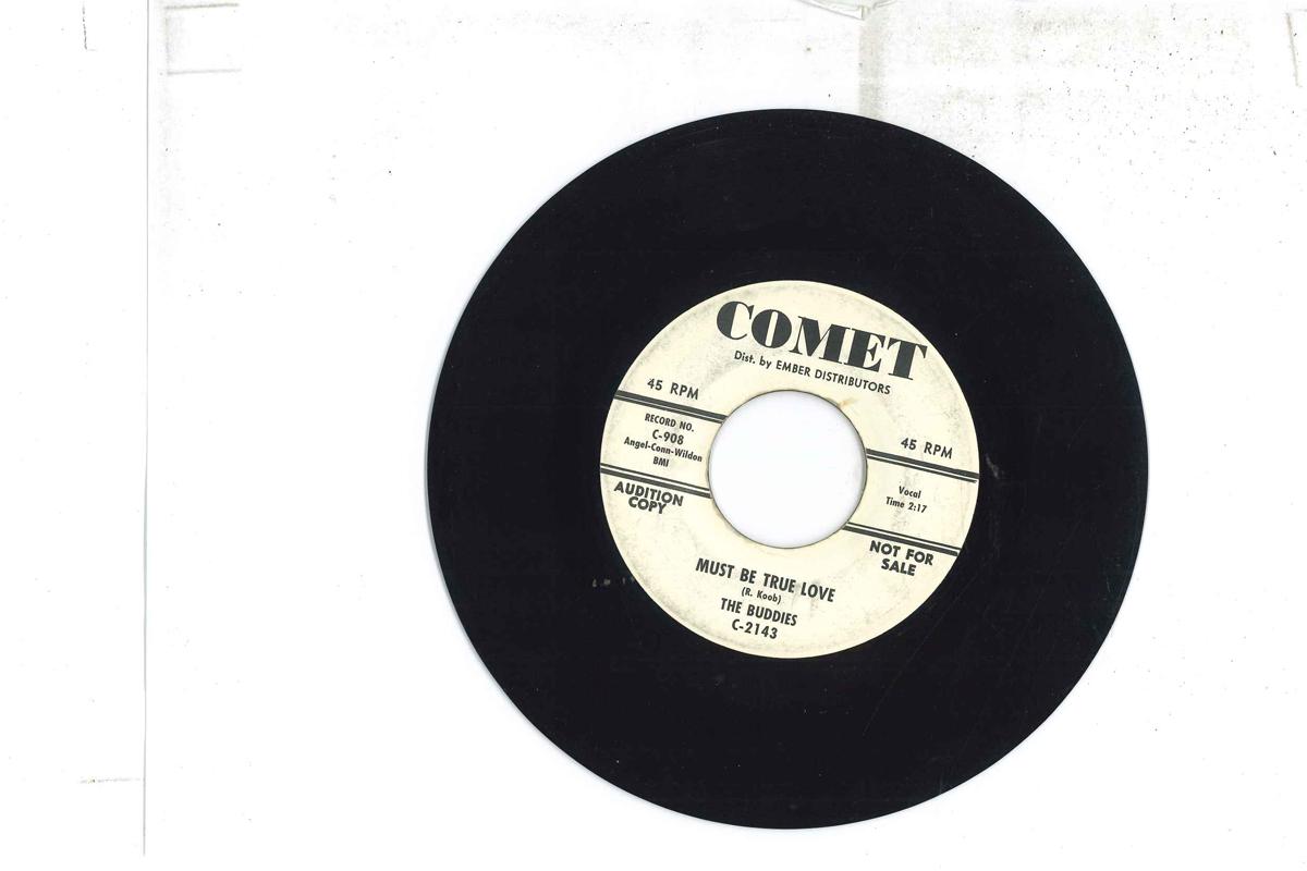 

7inch Record BUDDIES - Must Be True Love / Hully Gully Mom C908 COMET Japan Rock Used