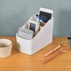 Wooden Storage Box For Bedroom Living Room Table Organizer Multipurpose Desktop Storage Box TV Remote Holder Living Room