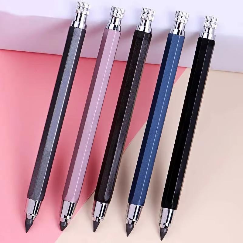 5.6mm Metal Mechanical Pen 2b/4b/6b/8b Pencil Refill Art Painting Drawing Writing Tool School Stationery Sketch Automatic Pencil
