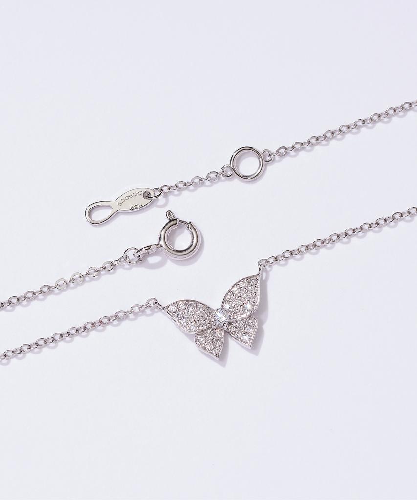 Dorocy 14K Brill Airé Butterfly Necklace_Lab Diamond