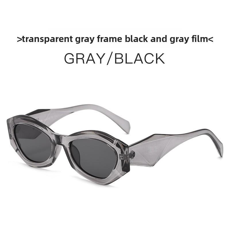 Geometric Style Sunglasses For Women Uv400 With Pc Material Stylish Streetwear