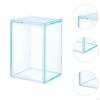 Acrylic Display Case Doll Box Showcase Storage Organizer for Office Desk