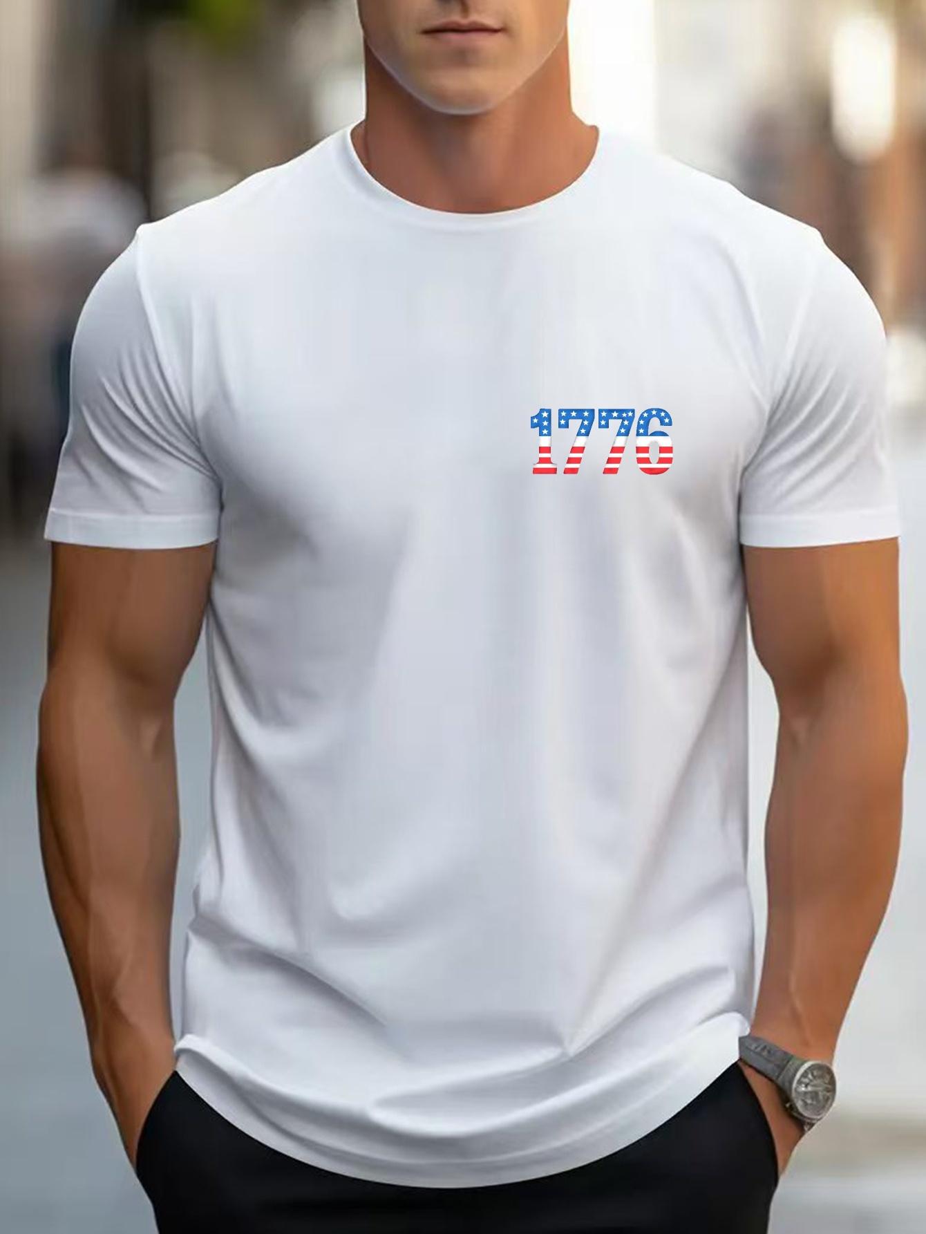 611 Cotton Blend T-shirt -  1776  Print L