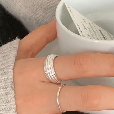 Revedej Silver925 Matin Open Ring (2color)