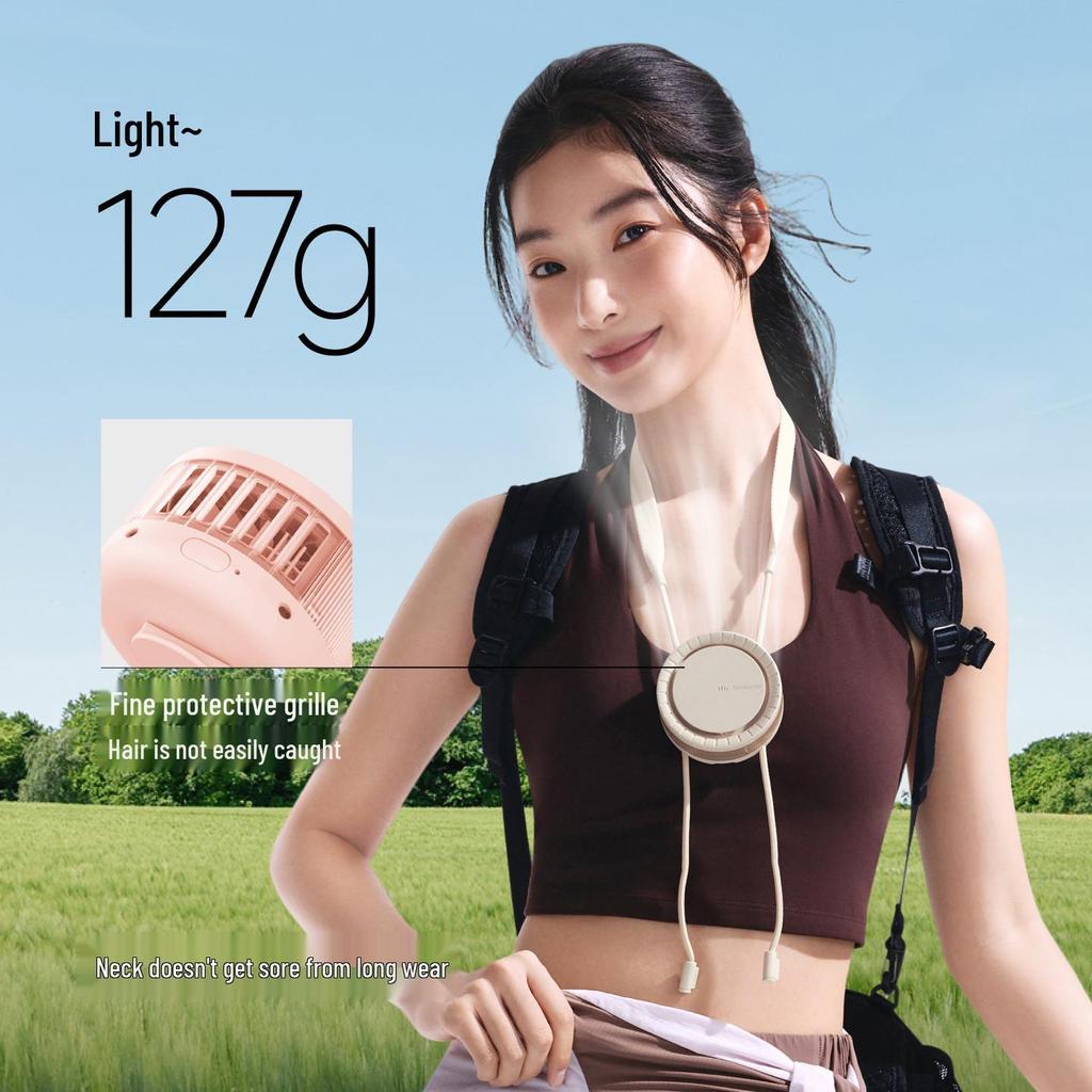 Mini Banana Neck Fan: Portable, Rechargeable, Multi-functional Outdoor Fan for Summer