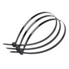 100Pcs Nylon Universal Cable Tie Buckles Multipurpose UV Resistant Cable Ties Tool Heavy Duty Self-Locking Zip Ties Holder