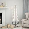 Christmas Tree - vidaXL - 180 Cm - Solid Wood - White - Indoor