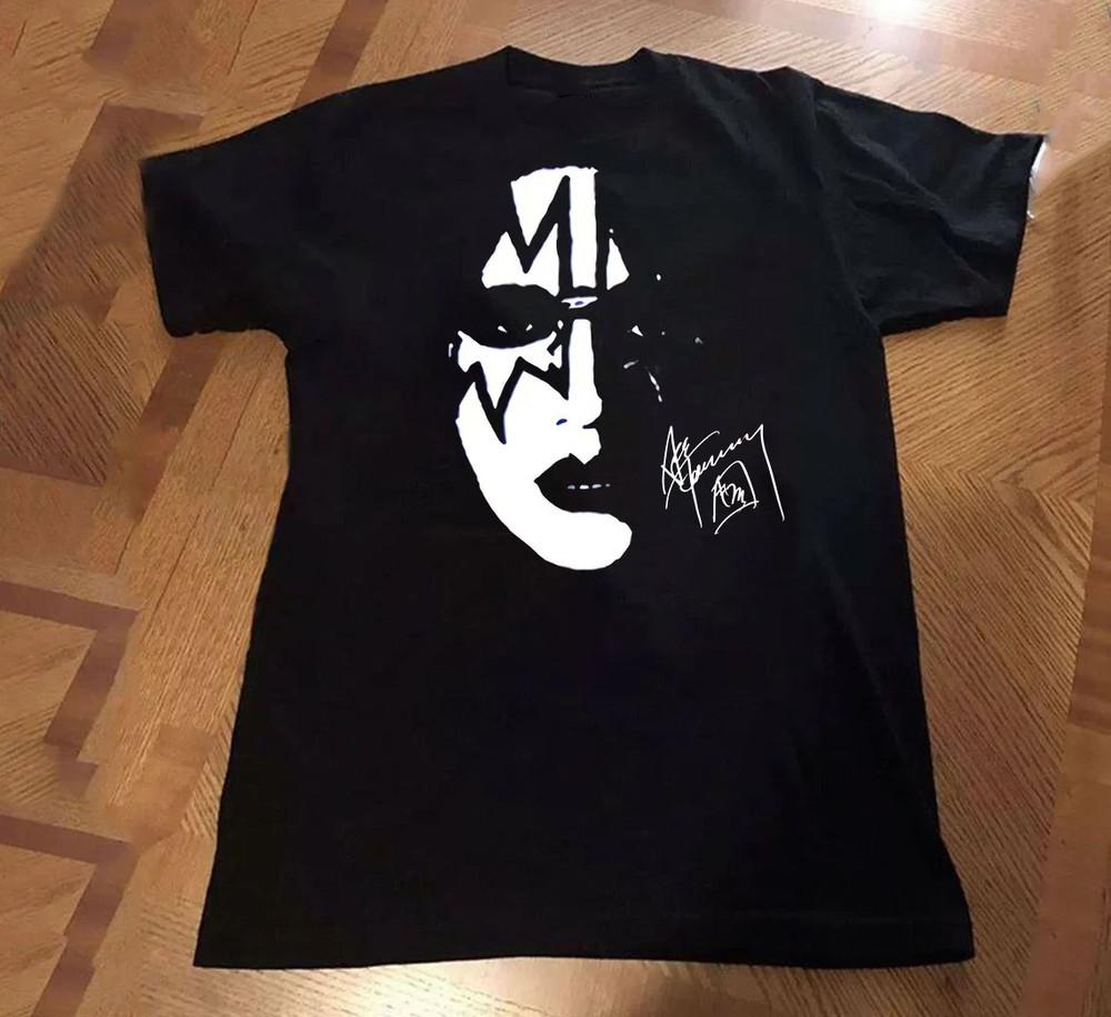 Vtg Ace Frehley Gift For Fans Cotton Black All Size Unisex Shirt Unisex T-Shirt M