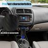 Car Shifter Knob, Buttonless Automatic Manual Gear Shift Knob, Stick Shift Blue
