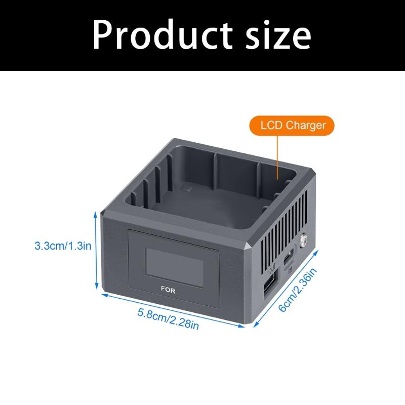 Intelligent Drones Battery Chargers with Color Screen Fast Charging Hub Intelligent Control Safety Features for 4Pro Photography