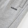 adidas Solid Color Mid-Rise Knitted Workout Pants Men Bottoms Gray JF3333