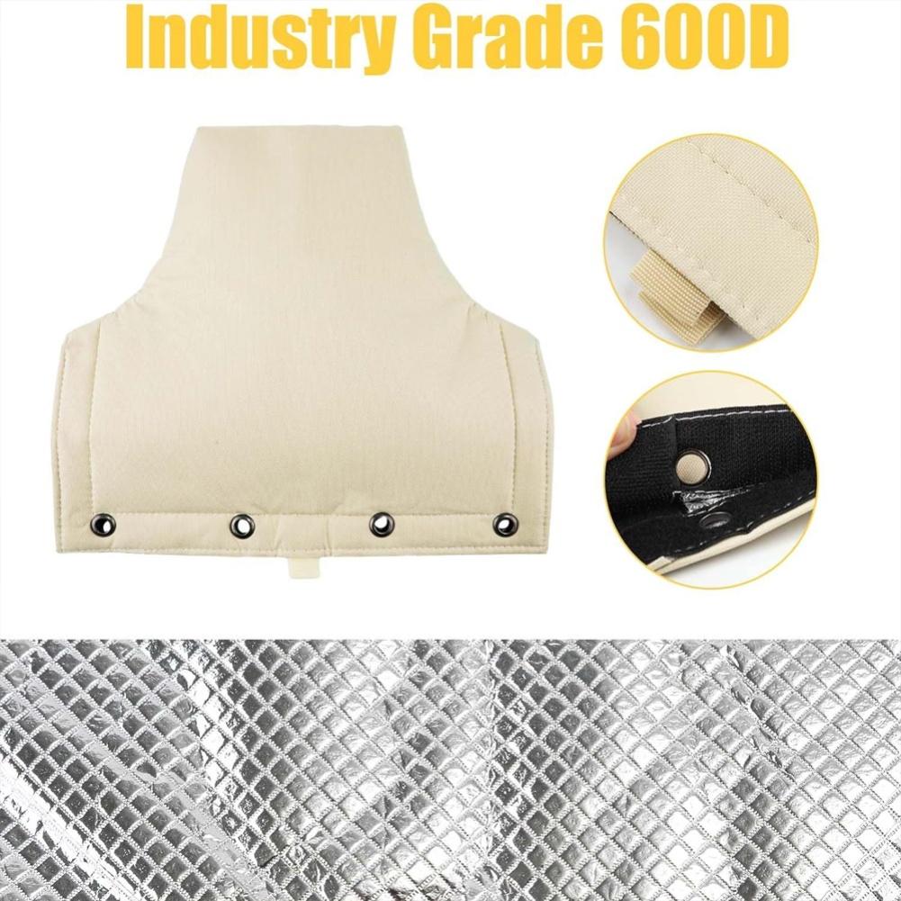 Backflow Preventer Cover with Insulated Weather Resistant Pouch Designed for Pressure Reducing Valve Protection In Winter