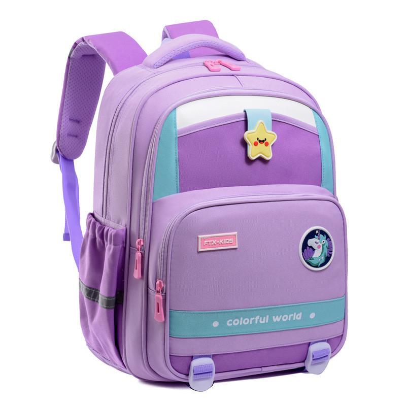Stylish 2024 New Trendy Primary School Backpack With Colorful Design Lightweight And Breathable